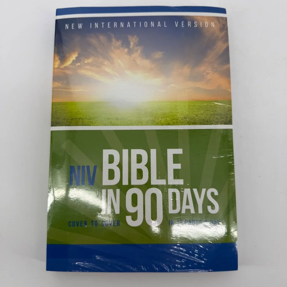 NIV‎ Bible in 90 Days Paperback Zondervan New International Version Large Print